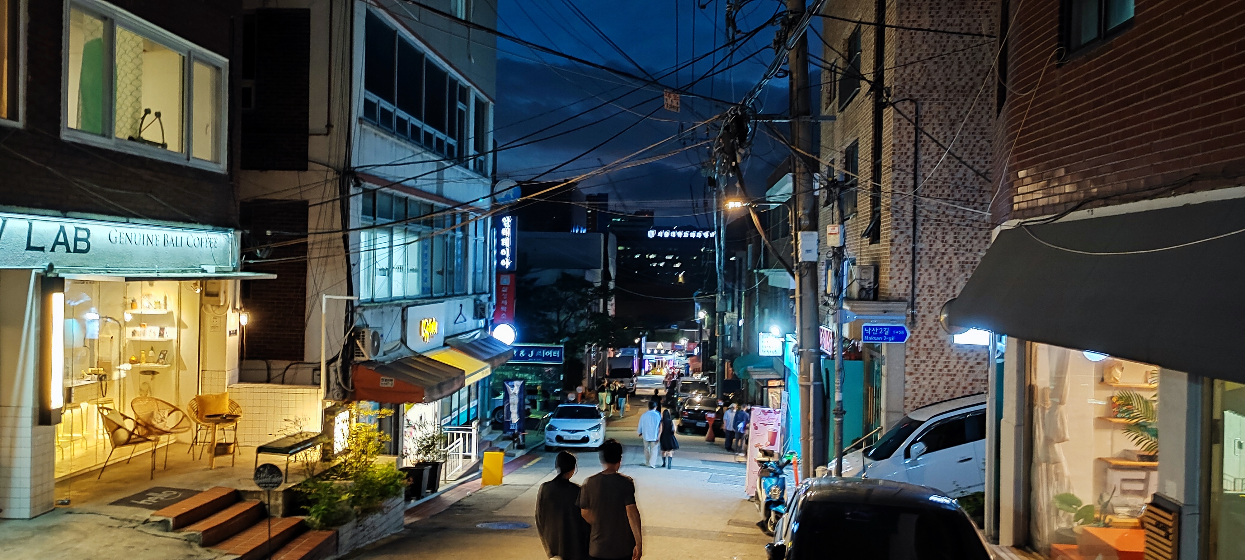 The town below Naksan Park